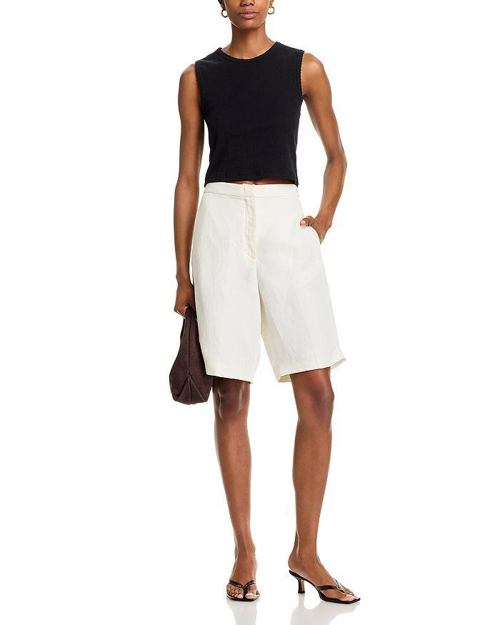 LESET Pointelle Sleeveless Crewneck Top 2