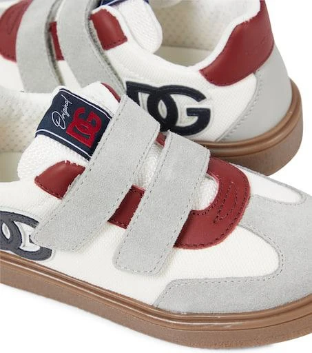 Dolce 
Gabbana DG Original leather-trimmed sneakers 5