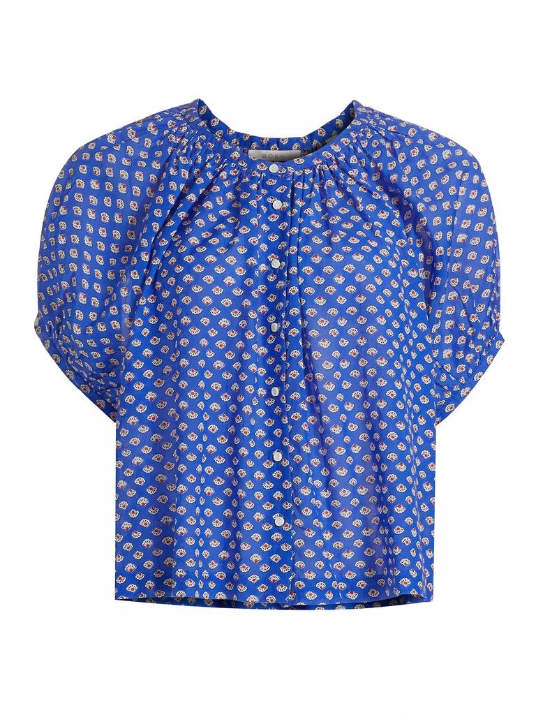 DÔEN June Abstract Cotton Top 1