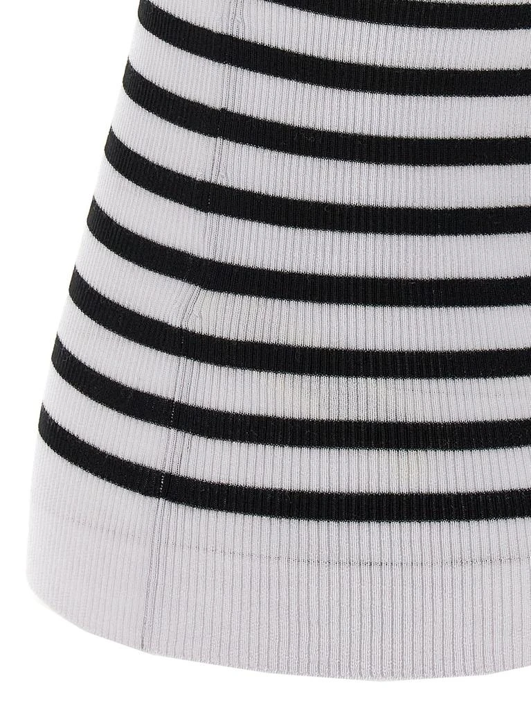 Khaite Khaite Striped V-Neck Knit Tank Top 4