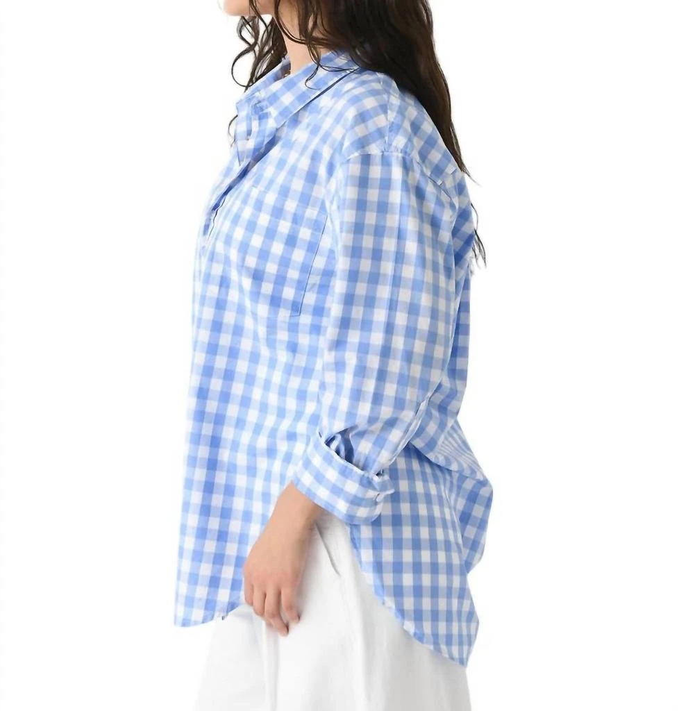 Citizens of Humanity Kayla Shirt In Bluesky Gingham 2