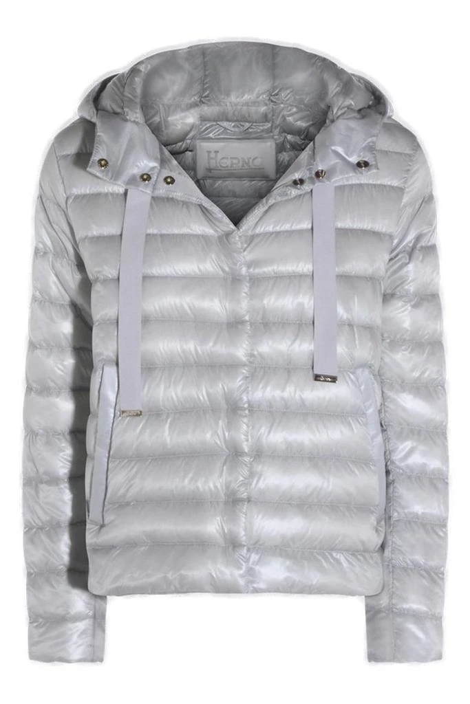 Herno Herno Quilted Hooded Drawstring Puffer Jacket