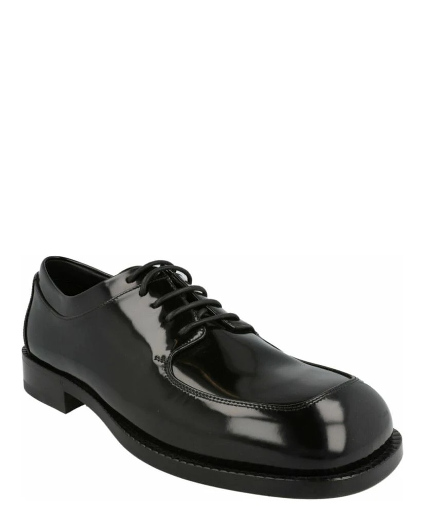 Salvatore Ferragamo Patent Dinamic Lace-up Derby Shoes -Wide Width 2