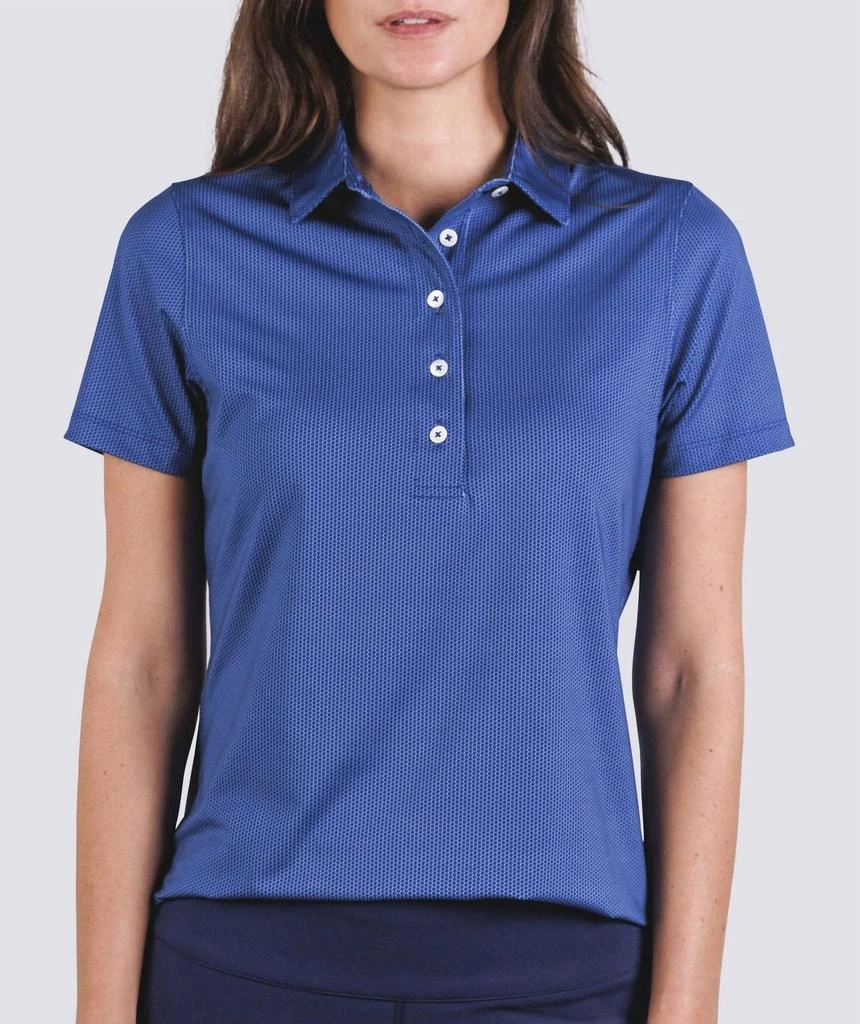 Turtleson Women's Honey Performance Polo In Navy / Wave 4