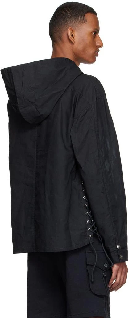 Youths in Balaclava Black Cotton Hoodie 3