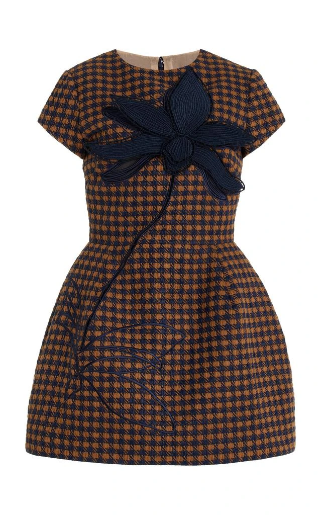 Oscar de la Renta - Embroidered Tweed Mini Dress - Plaid - US 12 - Moda  Operandi  On Sale Now with Up to 70% Off | Discover Exclusive Deals &  Savings