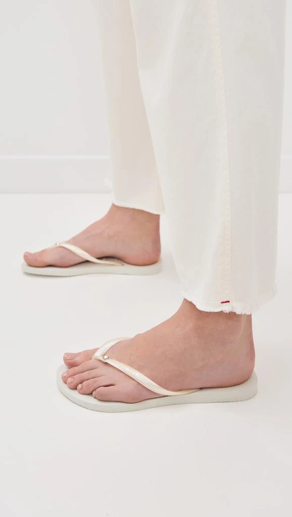 Havaianas Slim Crystal Flip Flops 2