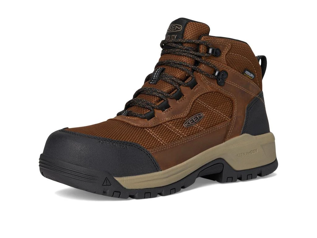 Keen Skokie Waterproof Work Boot (Carbon Toe) 7