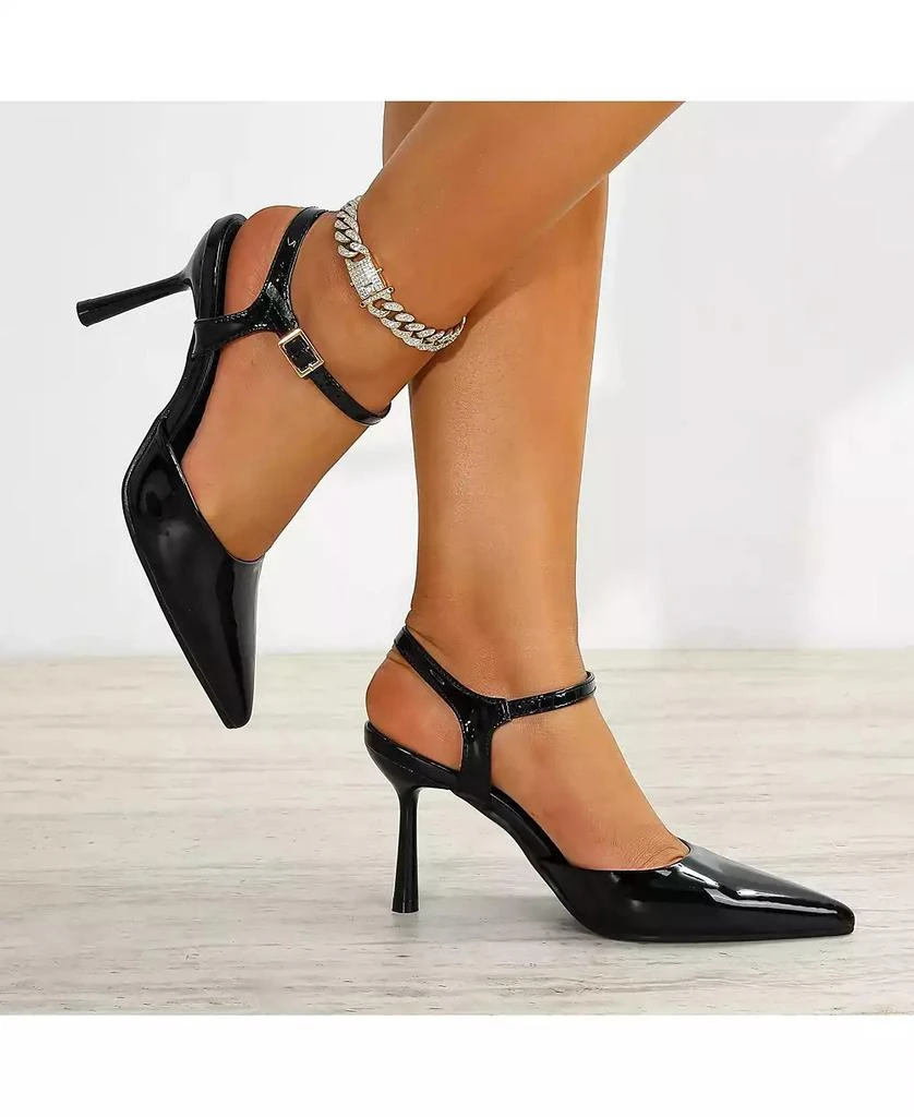 BERNESS Cesia Ankle Strap Heels 3