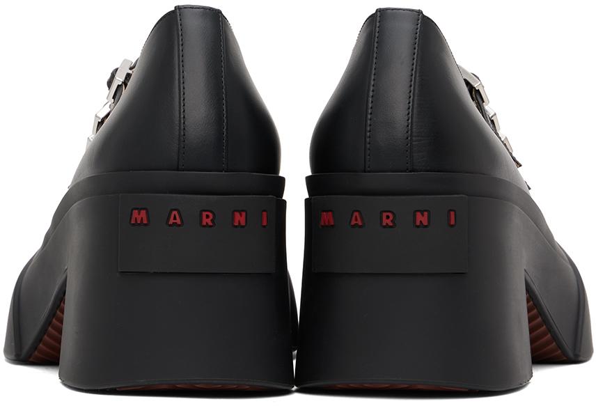 Marni Black Pablo Triple-Buckle Mary Jane Heels