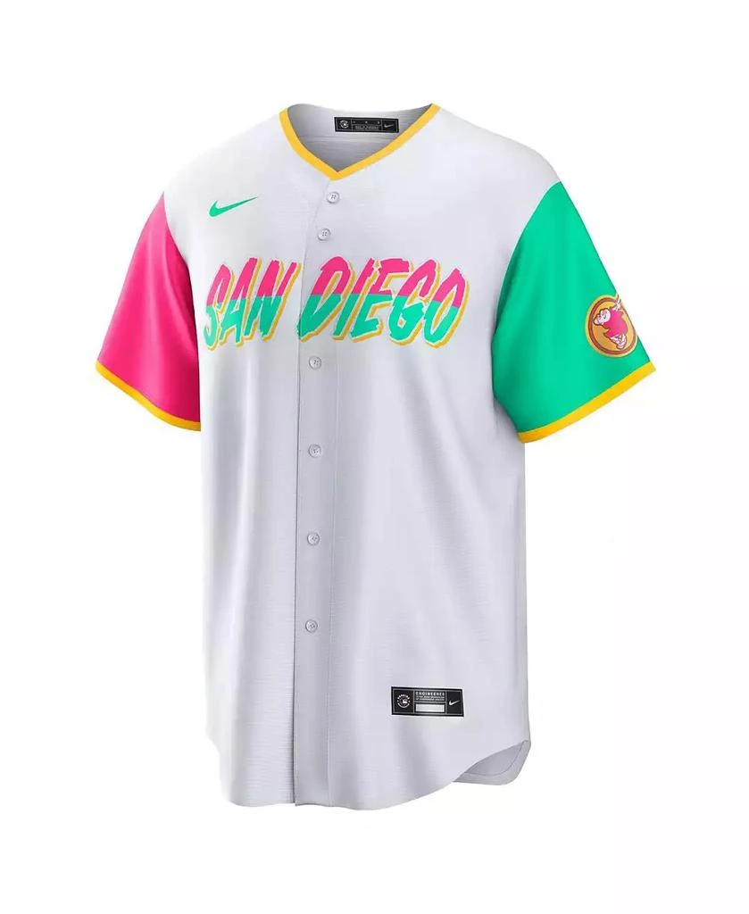 NIKE Men's Fernando Tatis Jr. White San Diego Padres City Connect Replica Player Jersey 2
