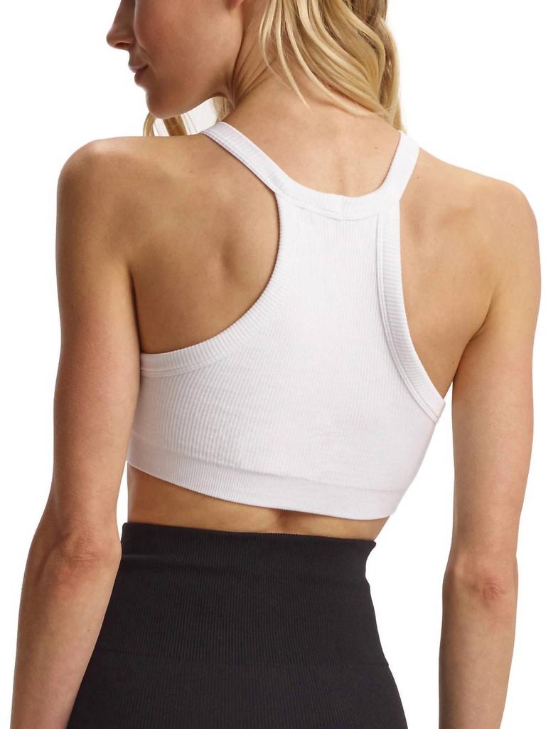 commando Studio Rib Racerback Bra In White