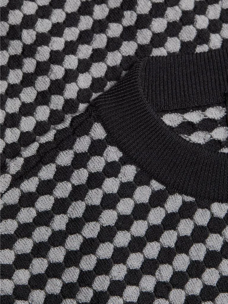 Giorgio Armani Geo Print Crewneck Sweater 7