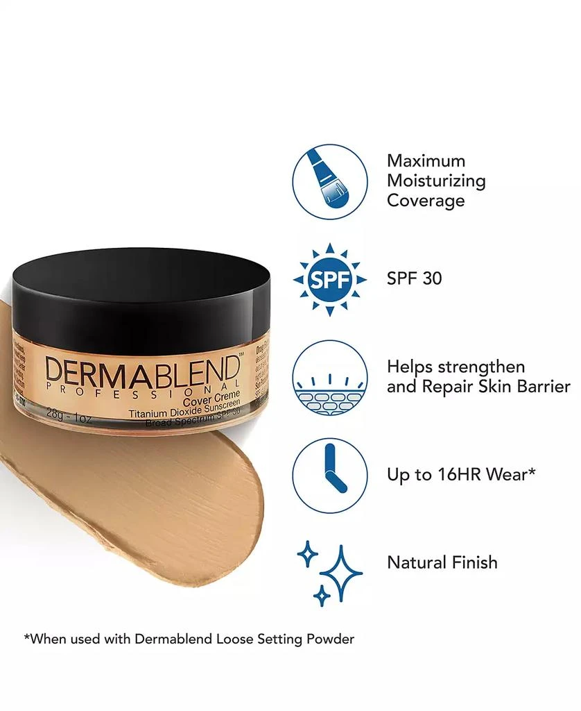 Dermablend Cover Creme SPF 30, 1 oz. 4