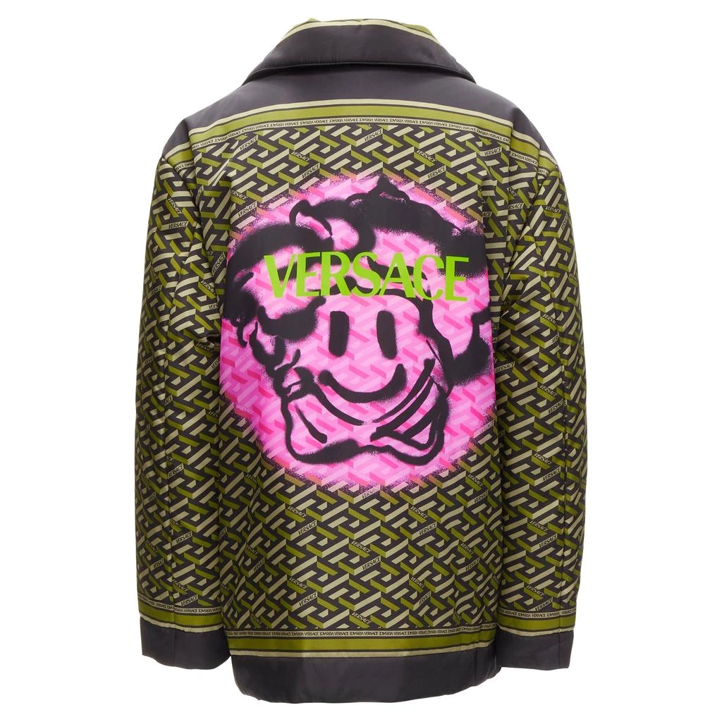 Versace La Greca Graffiti Medusa Smiley padded coat