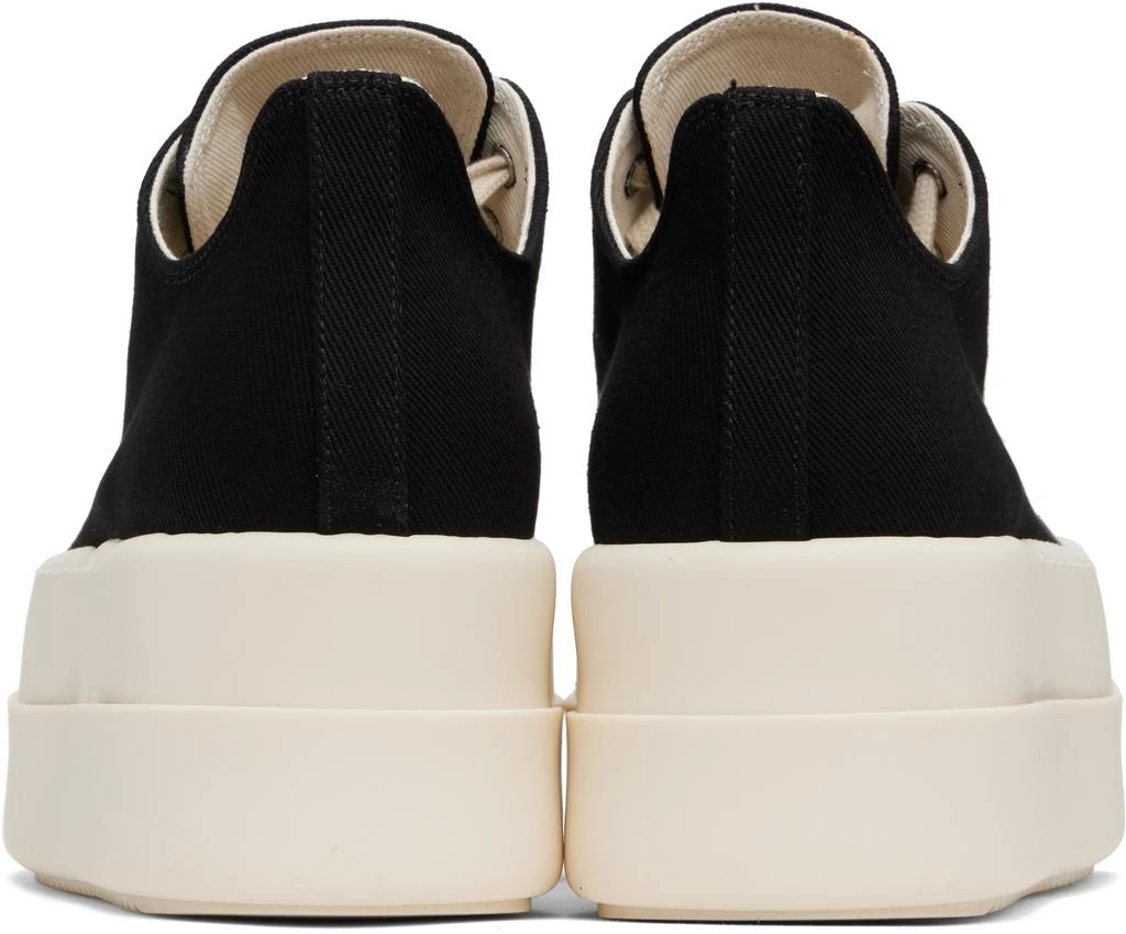 Rick Owens Black Hollywood Double Bumper Low Sneaks Sneakers 2