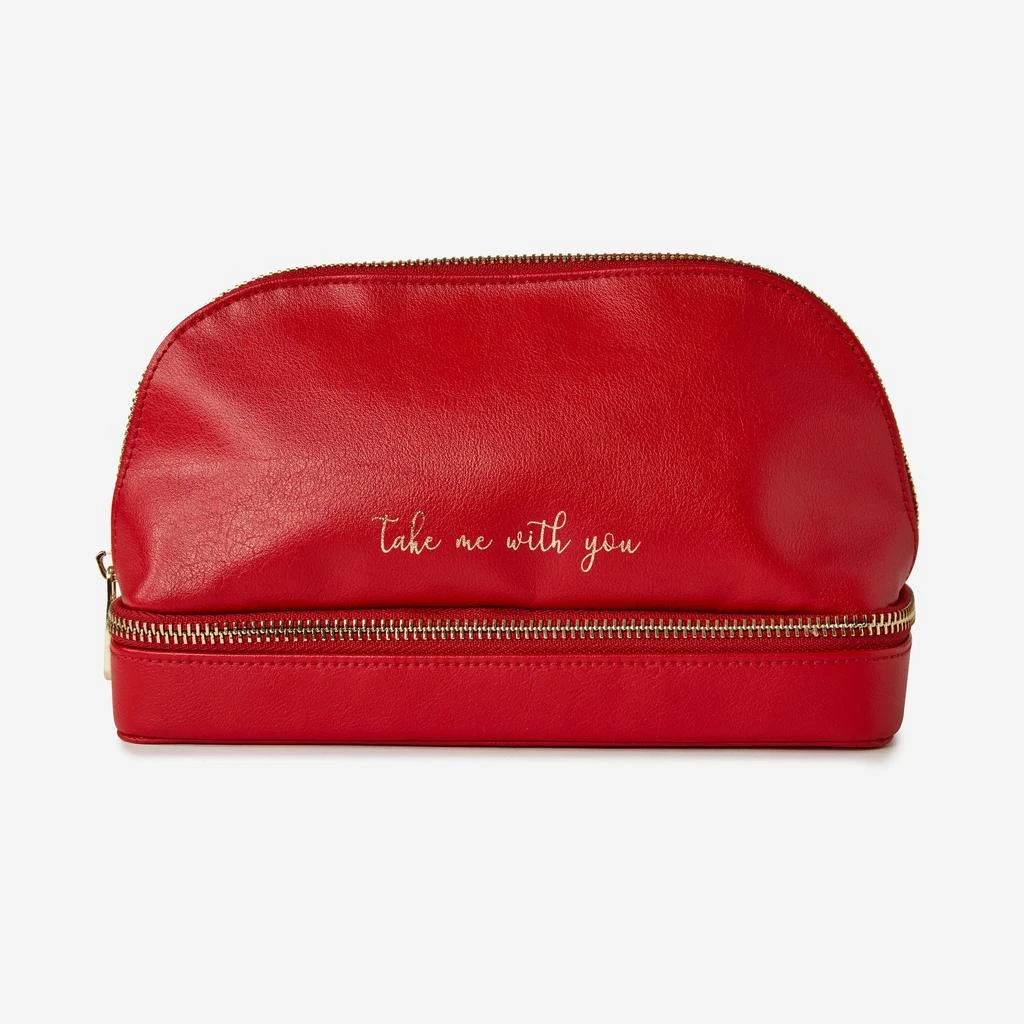 Wolf 1834 Wolf 1834 Heritage Red Leather Dual Jewelry Organizer 886172 1