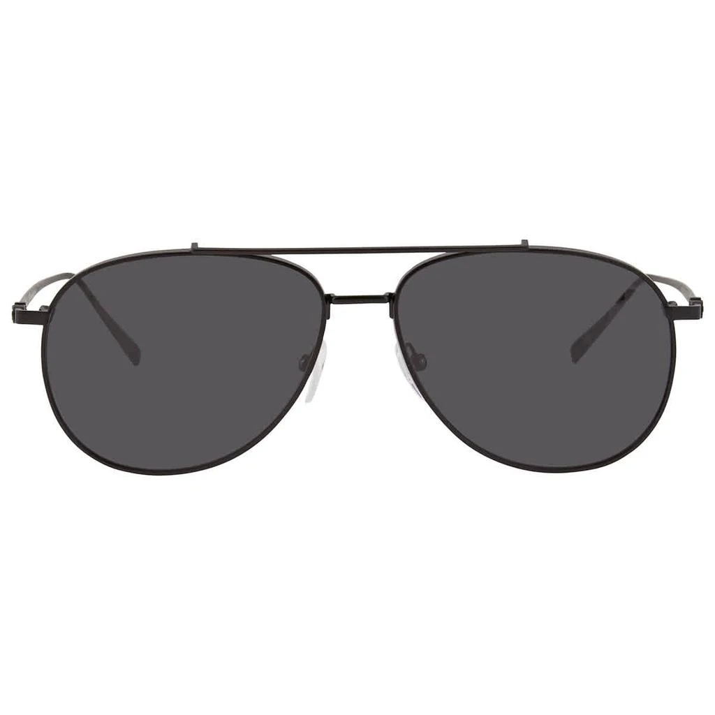 Salvatore Ferragamo Salvatore Ferragamo Grey Pilot Men's Sunglasses SF201S 002 60 1