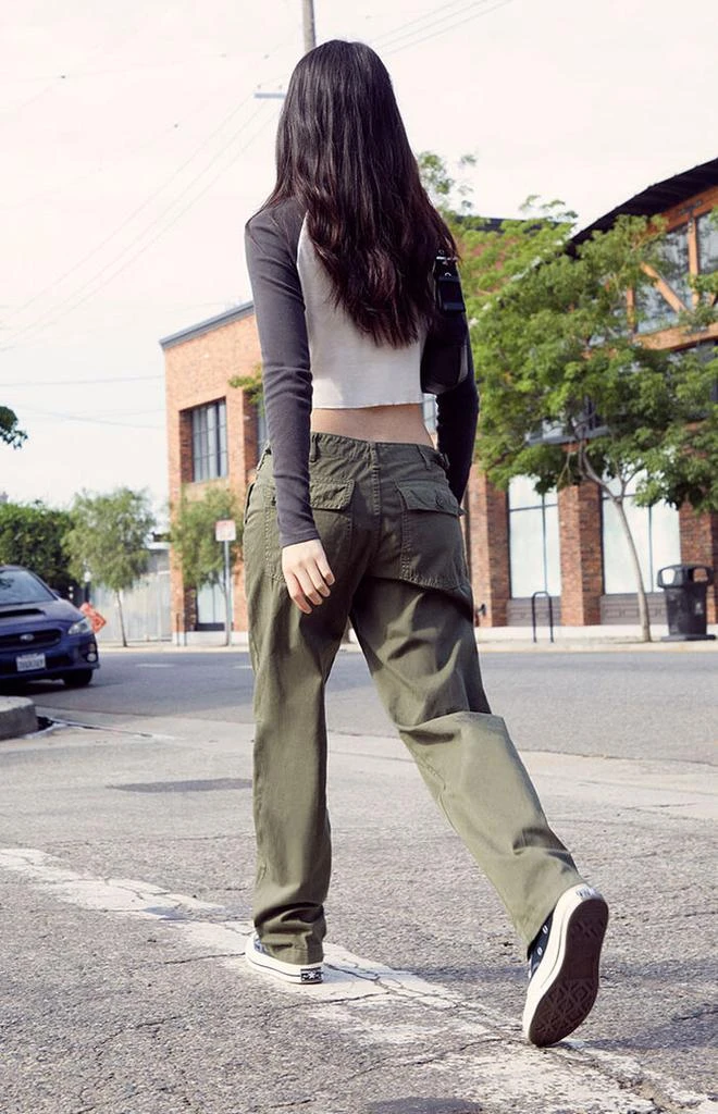 John Galt Green Parker Cargo Pants 3