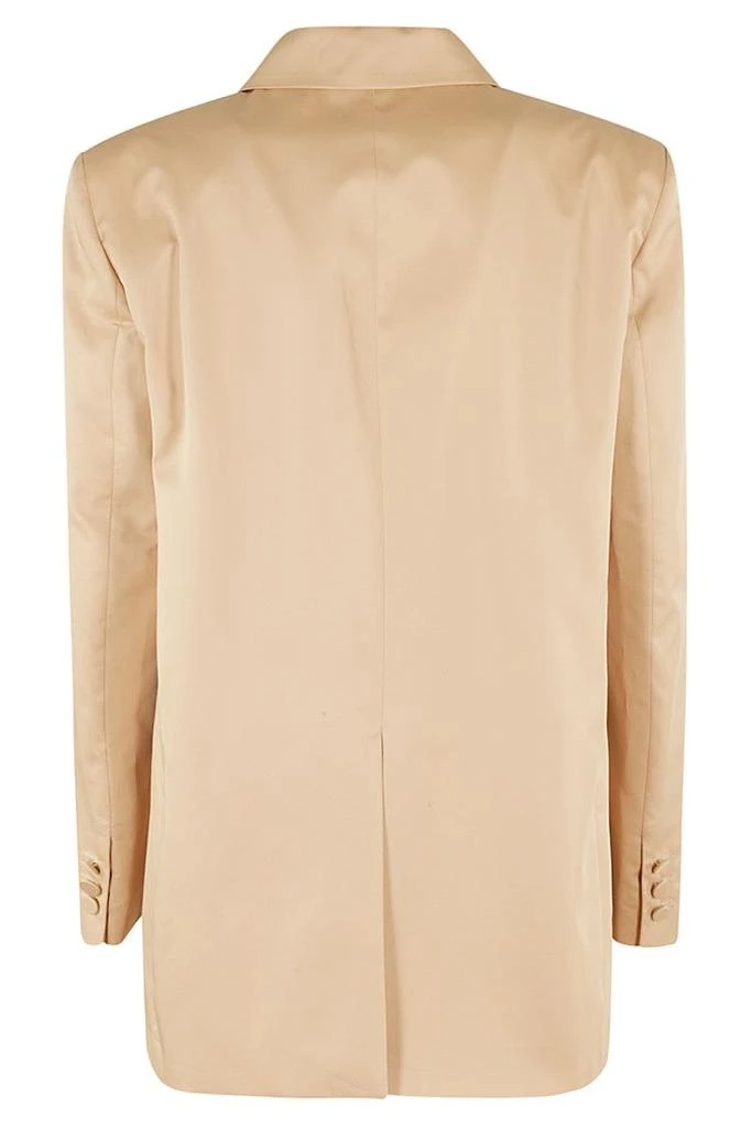 The Andamane Blush Satin Cotton Blazer 2
