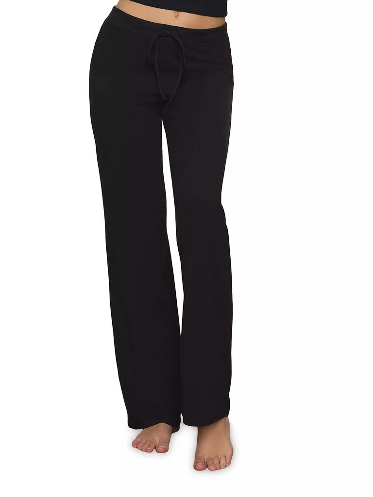 SKIMS Cotton Jersey Straight-Leg Pants 3