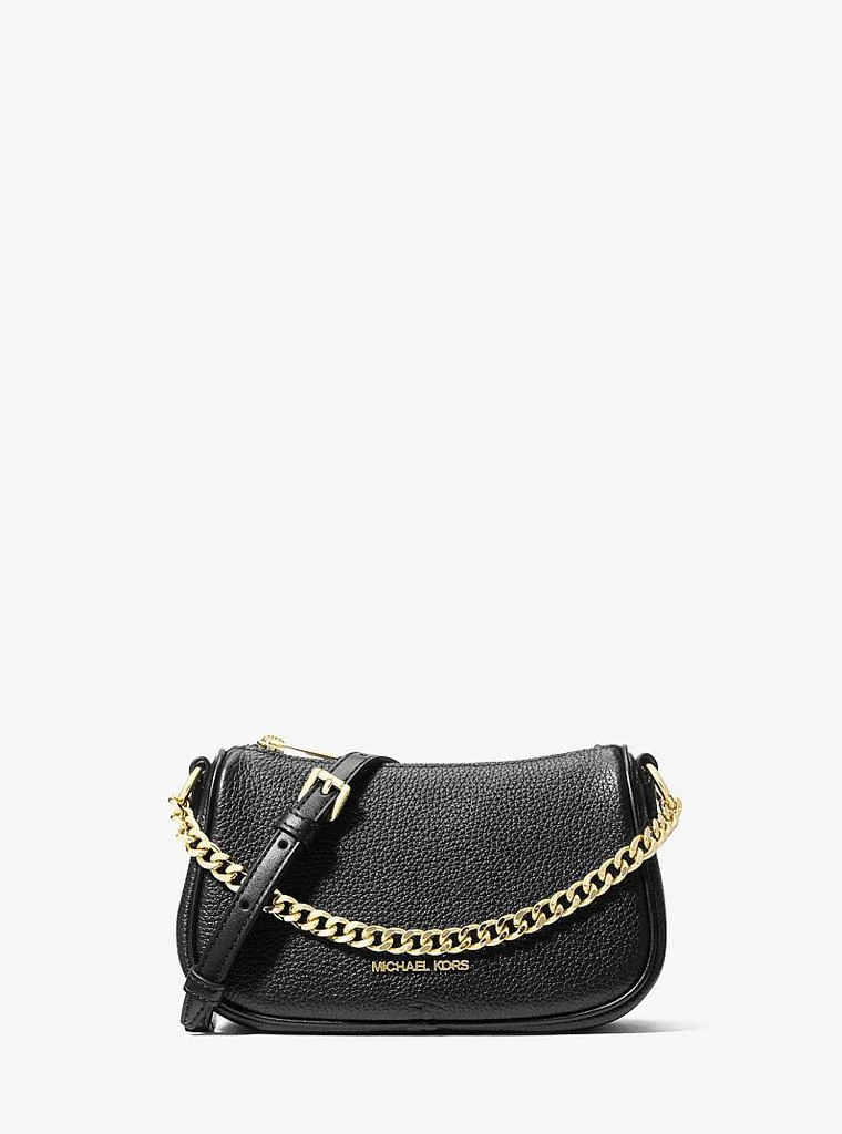 Michael Kors Carmela Small Pebbled Leather Convertible Crossbody Bag