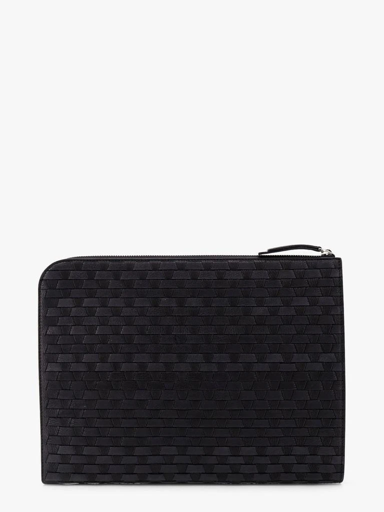 ORCIANI Leather document case with interwined motif 2