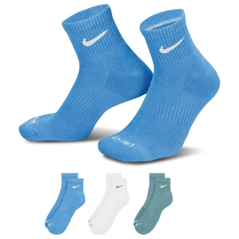 NIKE Nike 3 Pack Dri-FIT Plus Quarter Socks - Men's 1