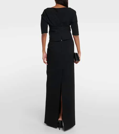 Salvatore Ferragamo Wool-blend gabardine top 3