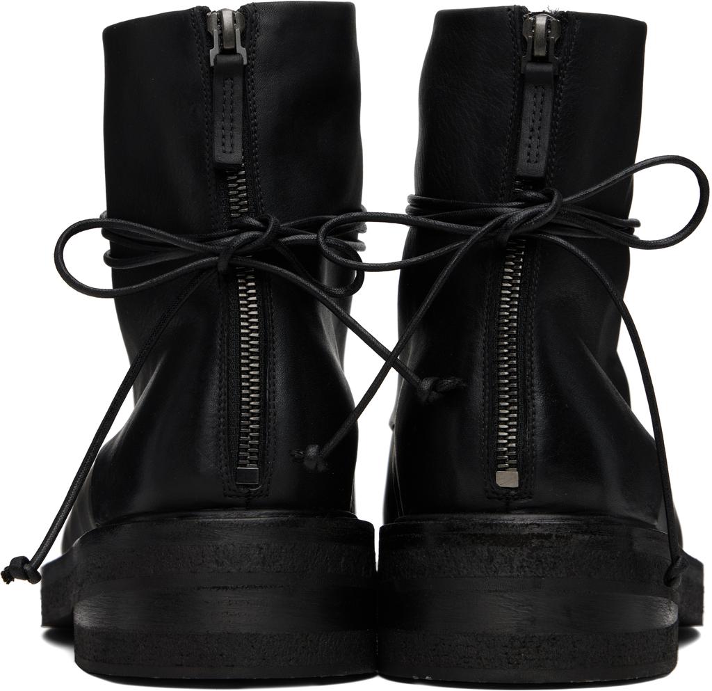 Marsèll Black Parrucca Combat Boots