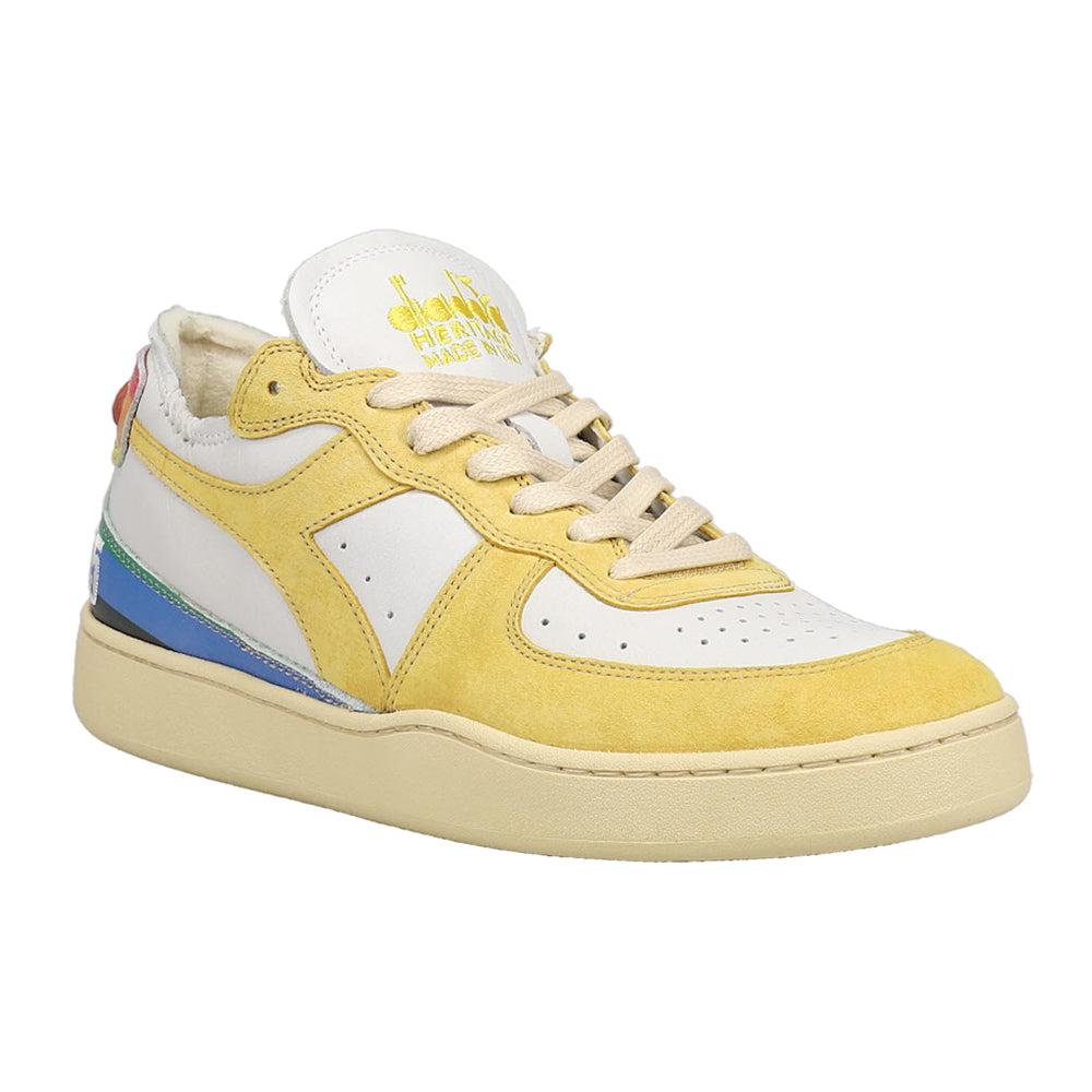 Diadora Mi Basket Row Cut Denver 55 Lace Up Sneakers