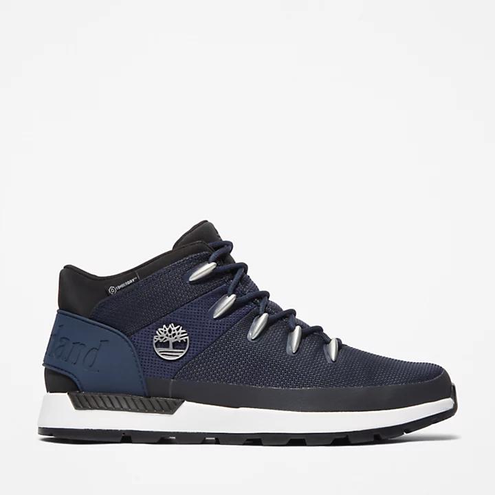 Timberland Sprint Trekker Waterproof Hiking Boot for Men in Navy