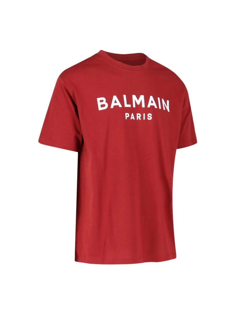 Balmain Balmain Logo Printed Crewneck T-Shirt 3