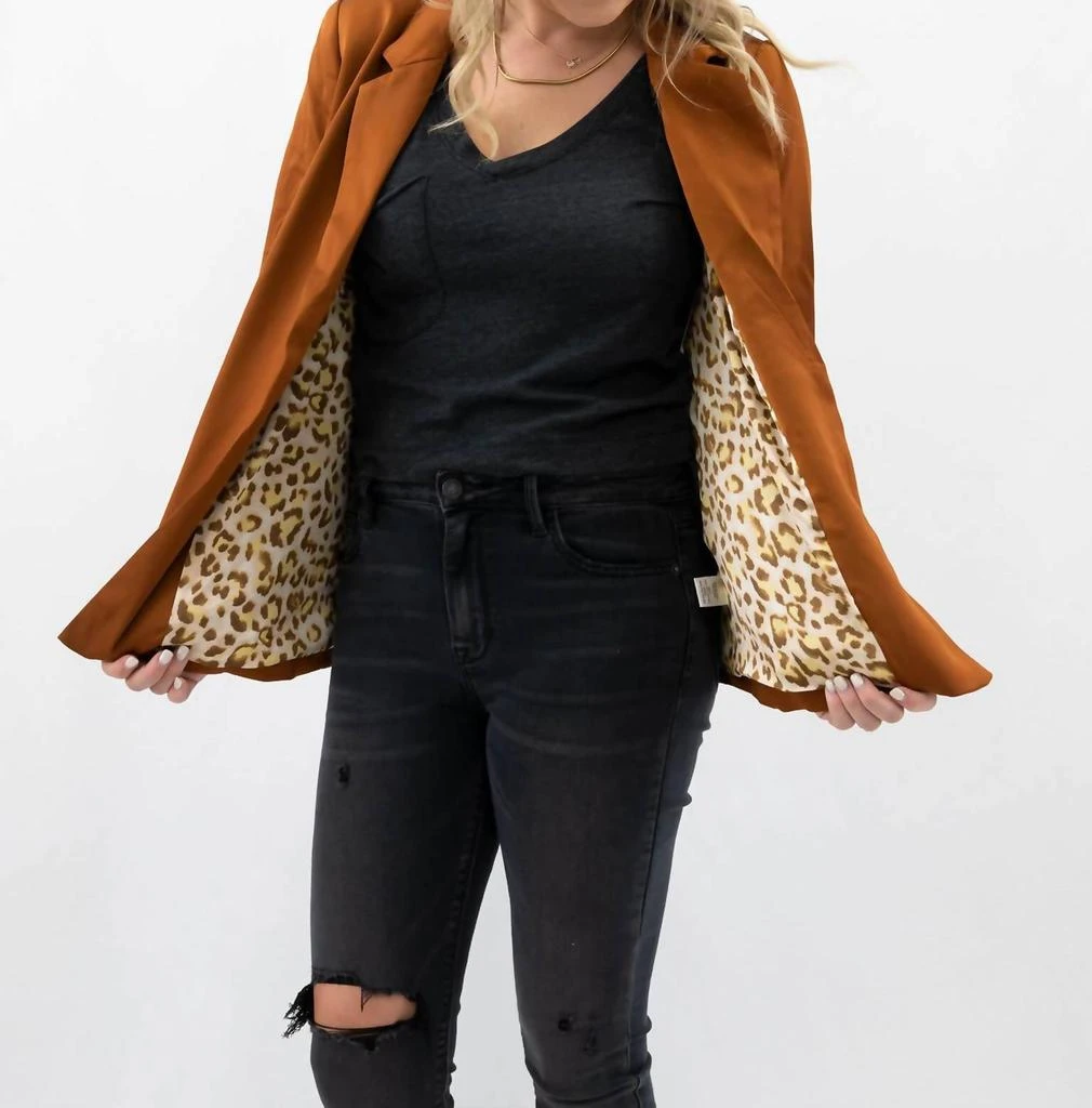 SKIES ARE BLUE Skies Are Blue - Ruched Blazer