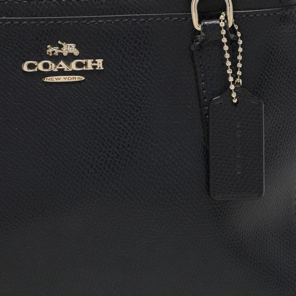 Coach Coach Navy Blue Leather Mini Chirstie Top Zip Tote 5