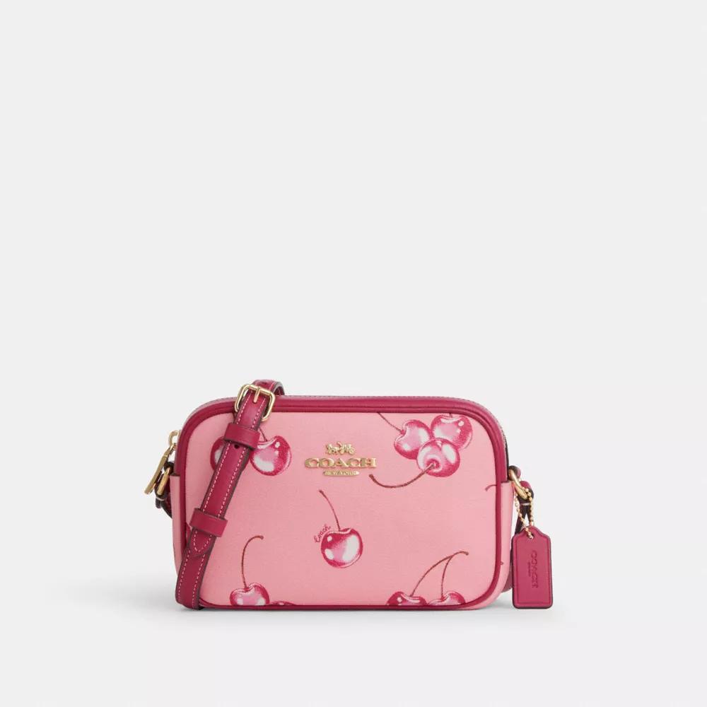 COACH® Mini Jamie Camera Bag With Cherry Print