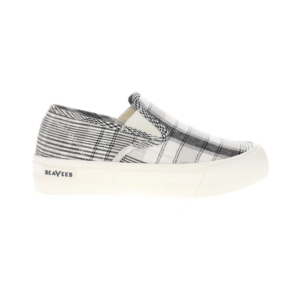 SeaVees Baja Plaid Slip On Platform Sneakers 1