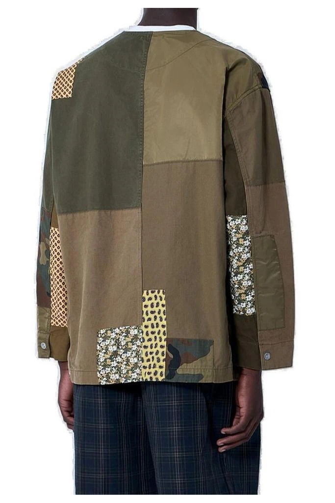 Comme des Garcons Comme des Garçons Homme Single Breasted Patchwork Jacket 2