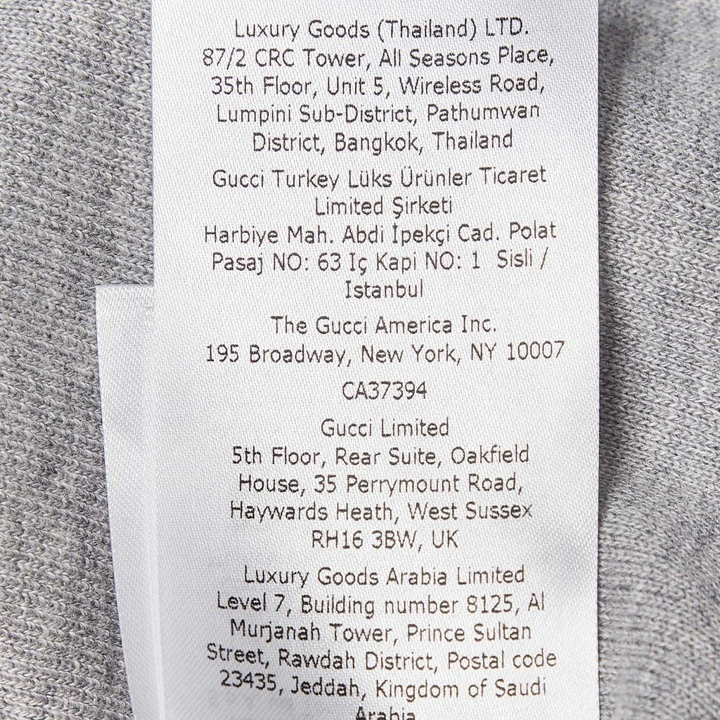 Gucci Gucci Blue  
Hollywood Babylon
 Denim Hooded Vest Jacket L 7