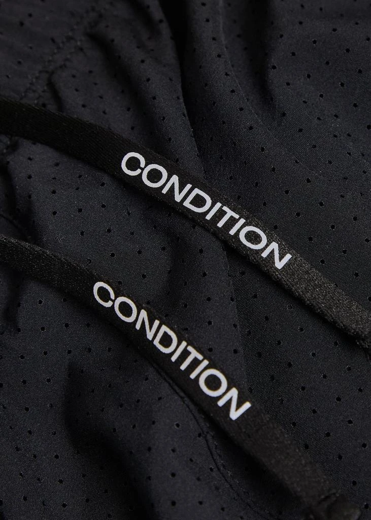 CONDITION Aero perforated stretch-jersey shorts 5