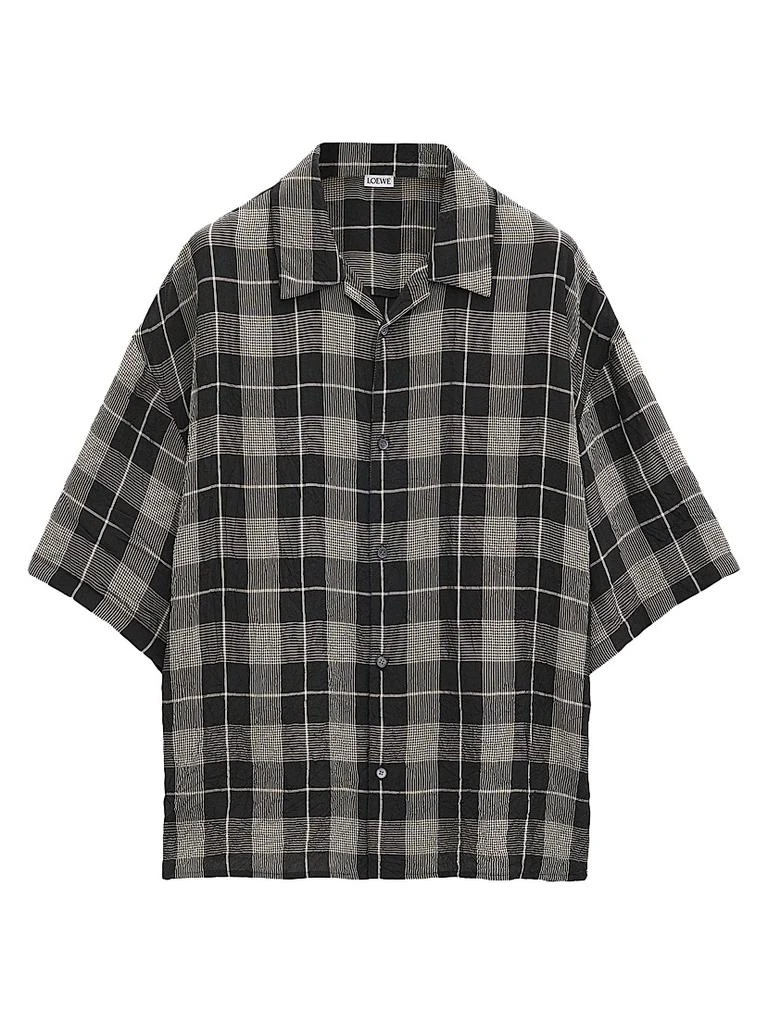 Loewe Plaid Short-Sleeve Shirt 1