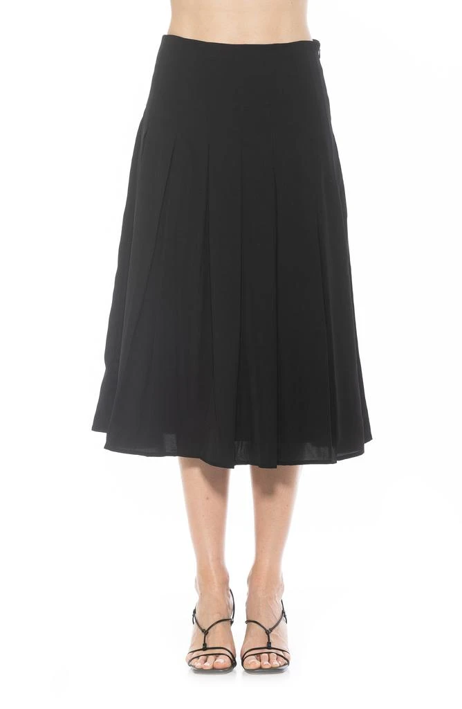 ALEXIA ADMOR Shilo Pleated Midi Skirt 1