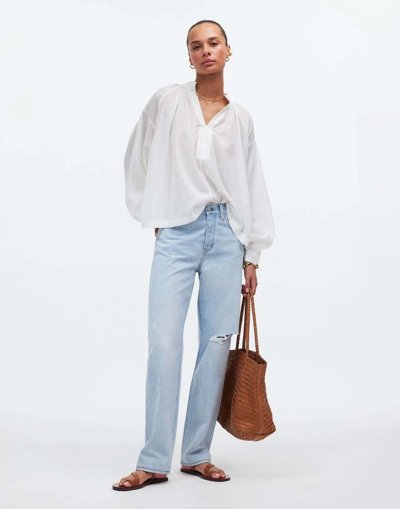 Madewell Low-Slung Straight Jeans 1