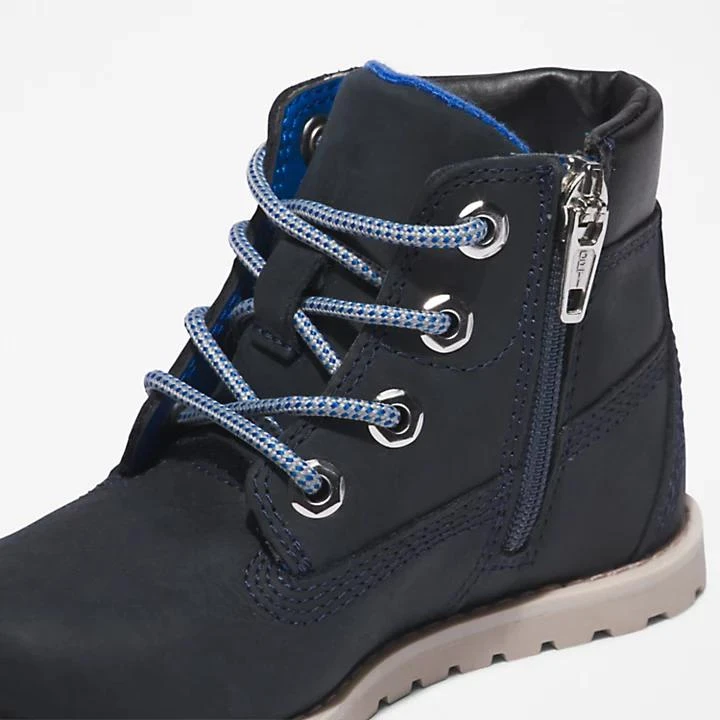 Timberland Pokey Pine 6 Inch Side-zip Boot for Toddler in Navy 6