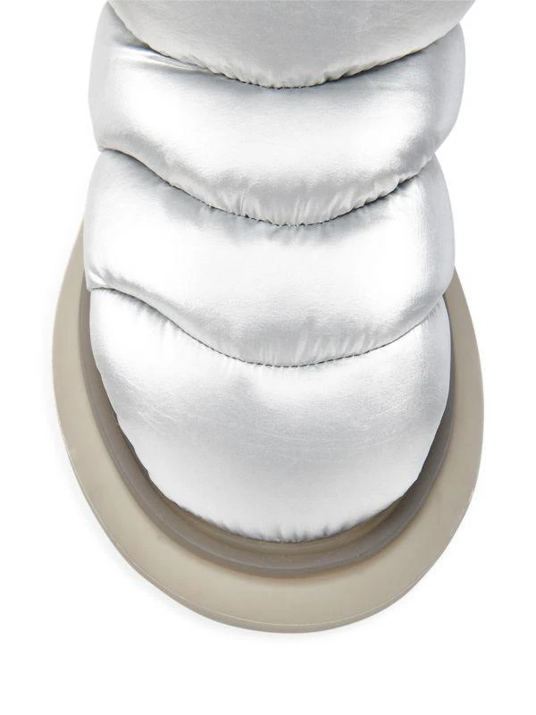Moncler Gaia Pocket Metallic Faux Fur-Trim Snow Boots 4
