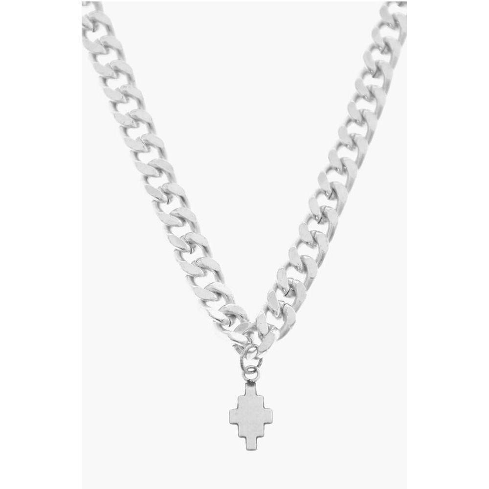 Marcelo Burlon -Tone Effect Chain Necklace with Women's Pendant