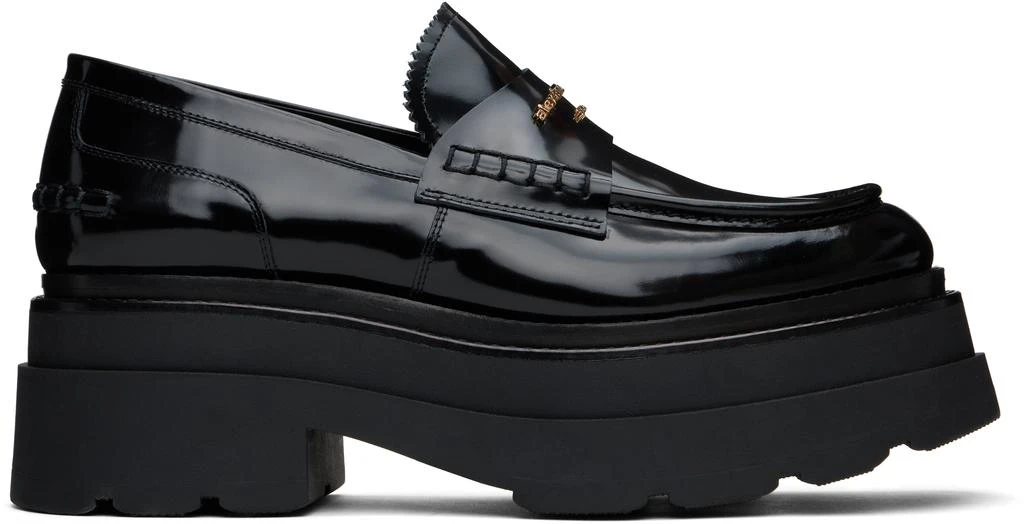 Alexander Wang Black Carter Platform Loafers 1