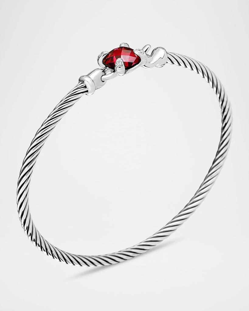 David Yurman Chatelaine Pave Prong Bracelet with Stone 3