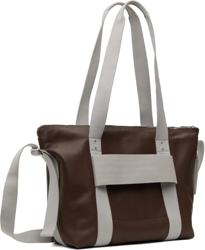 Rick Owens Brown Hollywood Trolley Tote 3