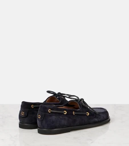 Gianvito Rossi Vandée suede boat shoes 2